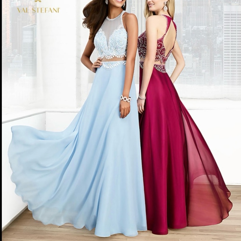 Magenta prom dress